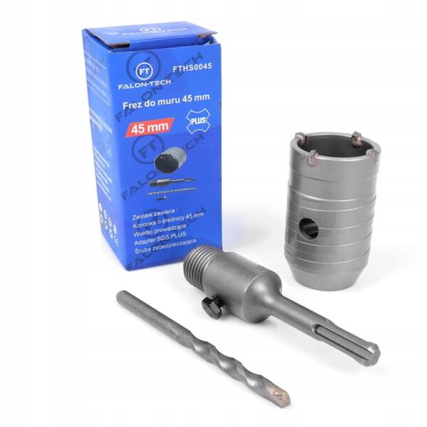 OTWORNICA, KORONKA, FREZ do MURU Ø 45mm SDS PLUS+