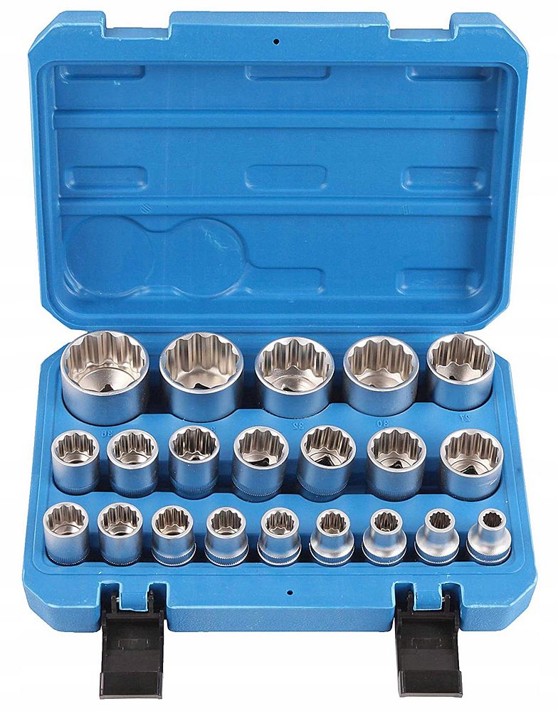 KLUCZE NASADOWE SPLINE 12 KĄTNE 21SZT ZESTAW - obrazek 3