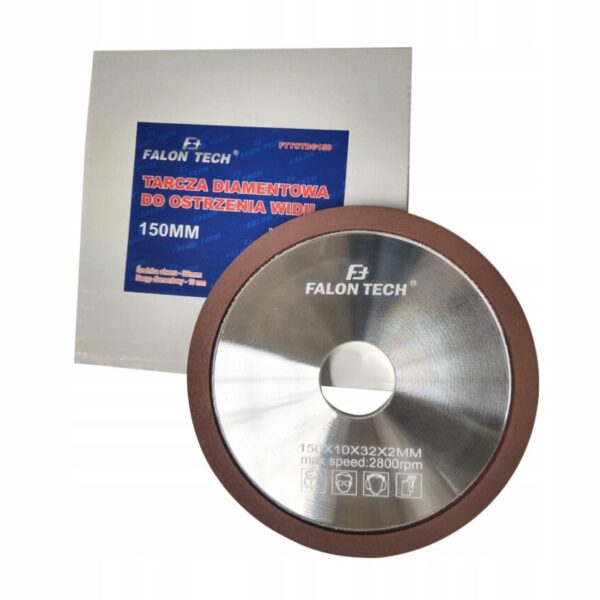 TARCZA DO OSTRZENIA WIDII TARCZ PIŁ WIDIOWYCH 150mm FALON-TECH