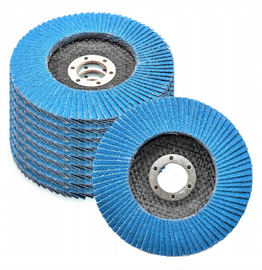 TARCZA LISTKOWA CYRKONOWA DO SZLIFOWANIA METALU 125mm P60 10szt. MET-FLEX - obrazek 2