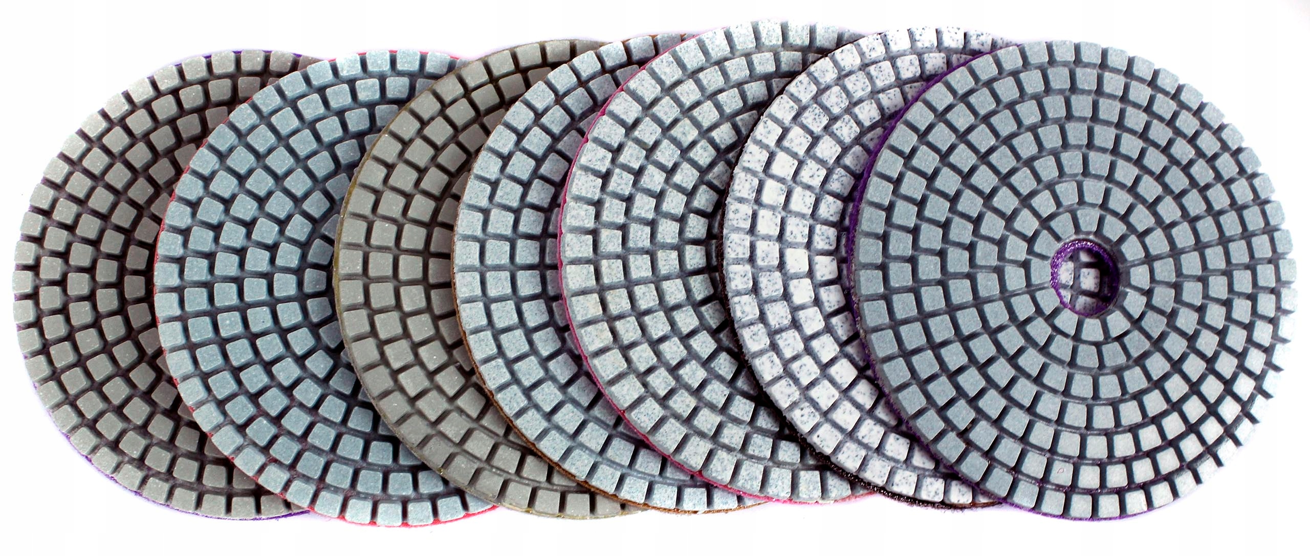 TARCZE DIAMENTOWE DO POLEROWANIA SZLIFOWANIA GRESU GRANITU KAMIENIA MOKRO - obrazek 4