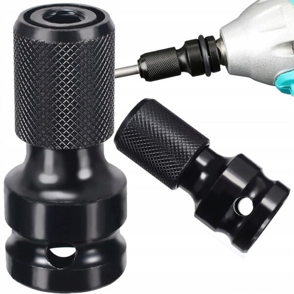 REDUKCJA ADAPTER UDAROWY Klucza 1/2" KWADRAT NA Bity 1/4" HEX