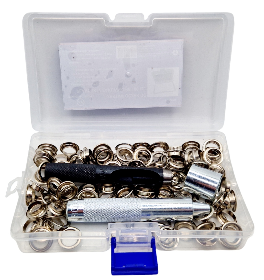 OCZKA Z ZAKUWAKIEM DO PLANDEKI Zestaw KALETNICZY LUWERSY REMIZKI 100 szt. - obrazek 3