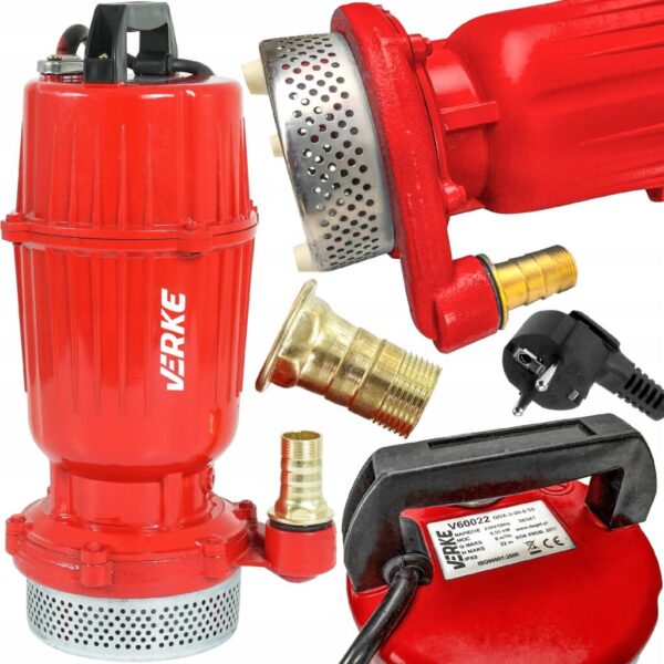 Pompa Do Wody Brudnej PROFESJONAL VERKE 1cal 0,55K