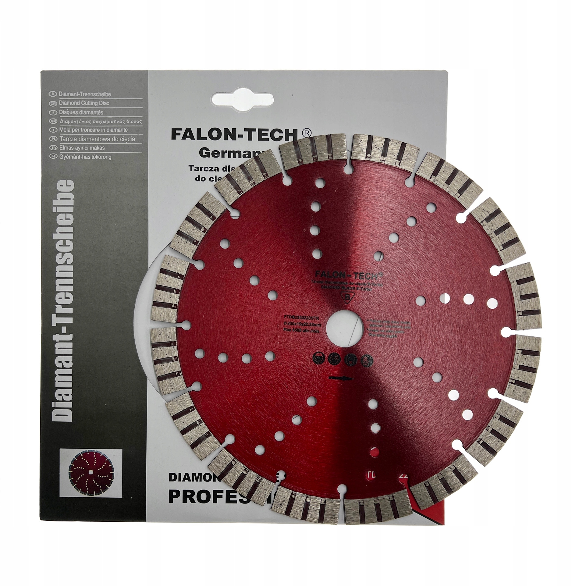 TARCZA DIAMENTOWA S-TURBO PROFESSIONAL GRANIT BETON KOSTKIA230 15 MM - obrazek 2