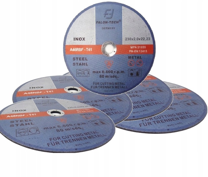 TARCZA DO CIĘCIA METALU inox 230 x 2,0 25 szt. F-T - obrazek 3
