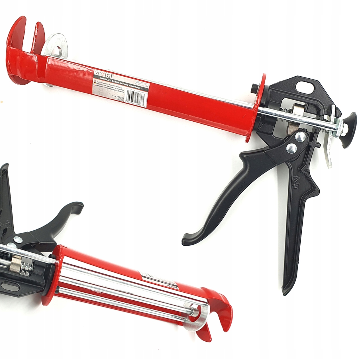 PISTOLET WYCISKACZ DO Mas SILIKONU KLEJU SMARU 3W1 MOCNY PISTOLET Budowlany - obrazek 3