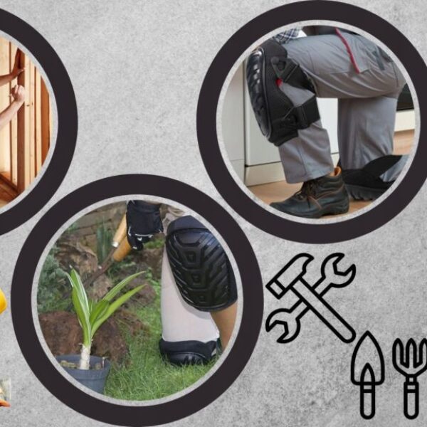 NAKOLANNIKI ŻELOWE OCHRANIACZE BRUKARSKIE NA KOLANA 2SZT