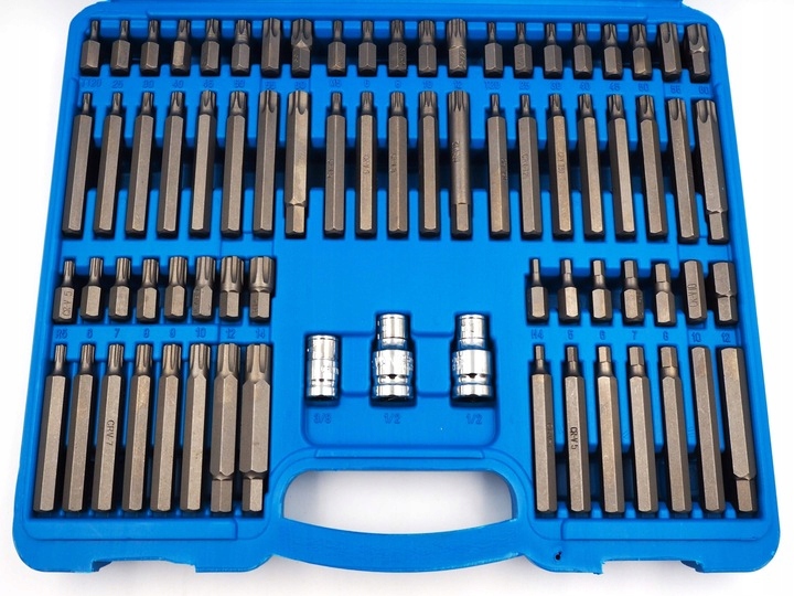 ZESTAW BITÓW IMBUS/TORX/SPLINE 75 ELEMENTÓW - obrazek 4