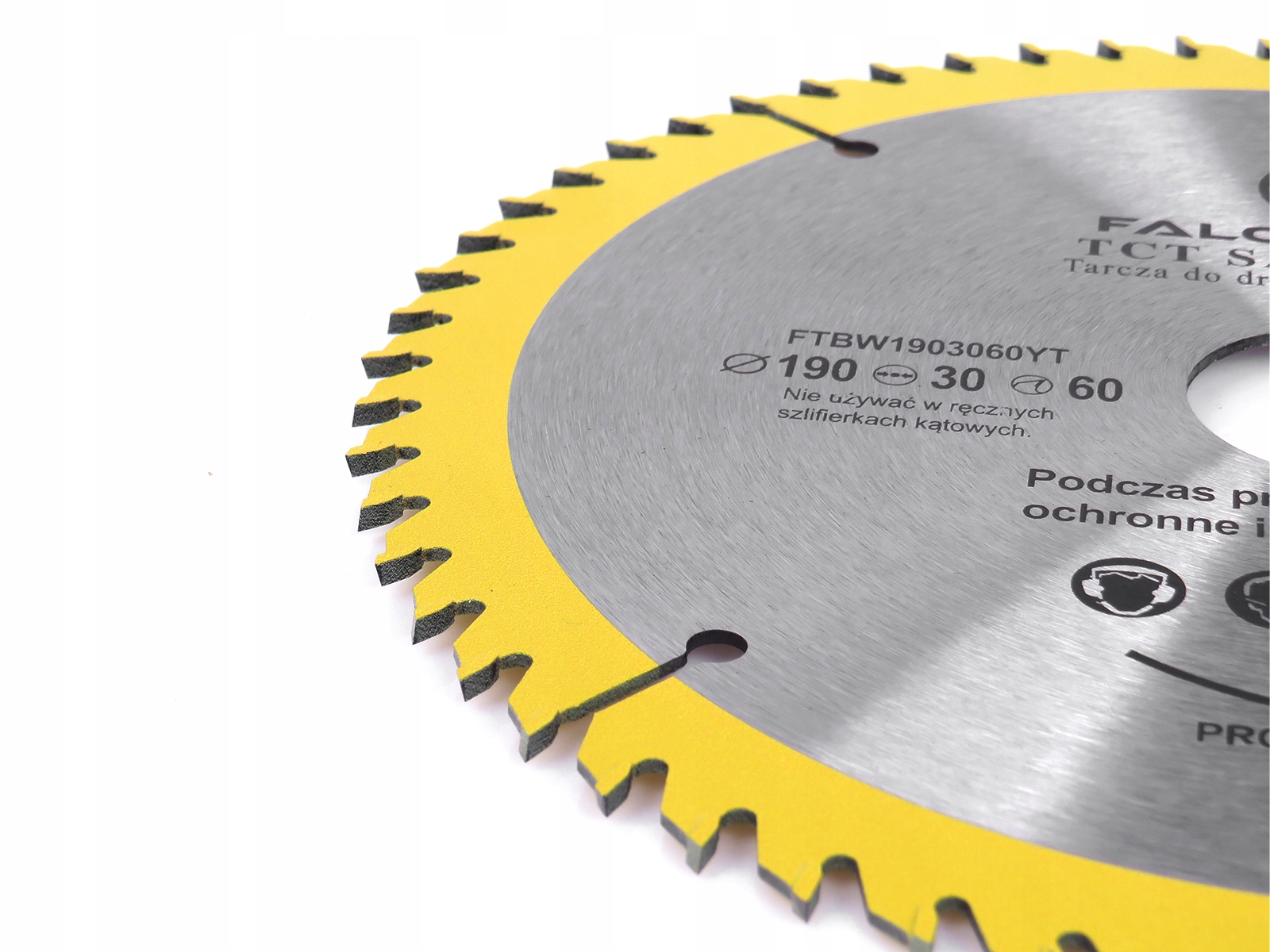 TARCZA DO DREWNA 190x30x60T Professional PRO LINE FALON-TECH - obrazek 4