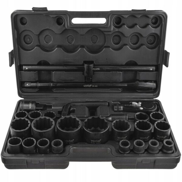 KLUCZE NASADOWE NASADKI UDAROWE 3/4"+ 1"Cr-Mo 26EL MOCNE DO KÓŁ TIR TRAKTOR