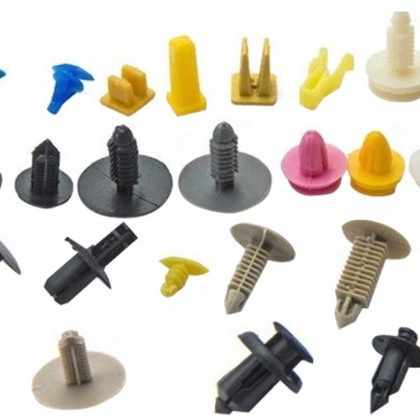 SPINKI KOŁKI KLIPSY SAMOCHODOWE DO TAPICERKI AUTA Mix ZESTAW 500 szt.