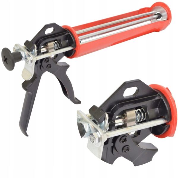 PISTOLET WYCISKACZ DO Mas SILIKONU KLEJU SMARU 3W1 MOCNY PISTOLET Budowlany