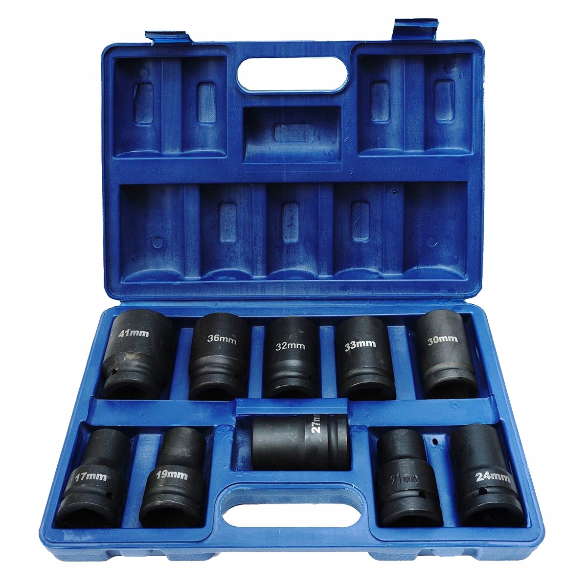 KLUCZE NASADOWE UDAROWE KUTE CR-V 17-41mm 1" Zestaw 10szt. FALON-TECH