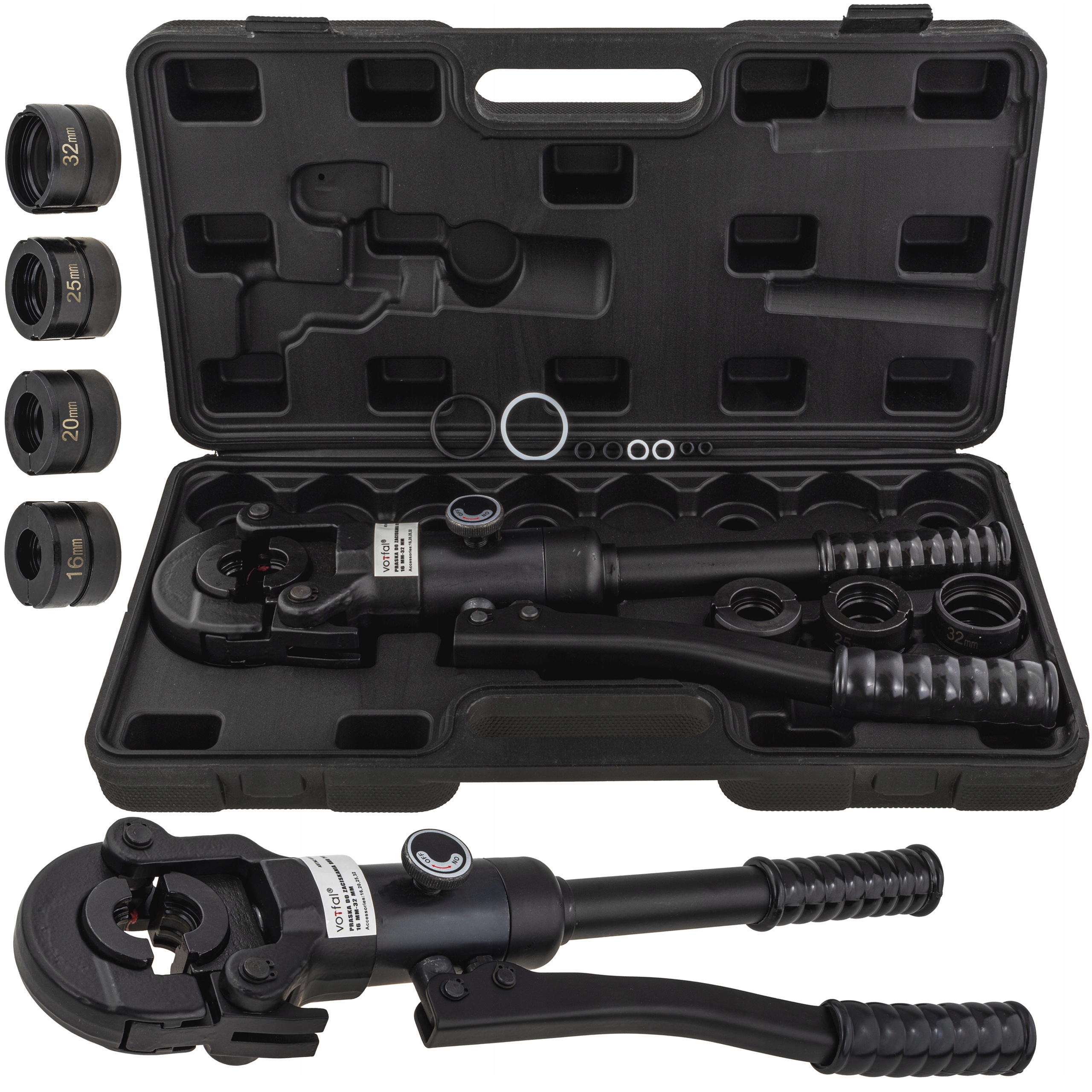 ZACISKARKA HYDRAULICZNA SZCZYPCE PRASKA DO RUR PEX-AL-PEX 16-32 MM TH