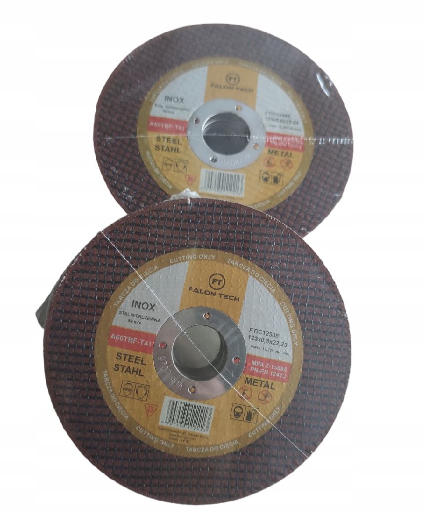 TARCZA DO CIĘCIA METALU INOX 125/1,2mm 50szt. HIT! FALON-TECH - obrazek 4