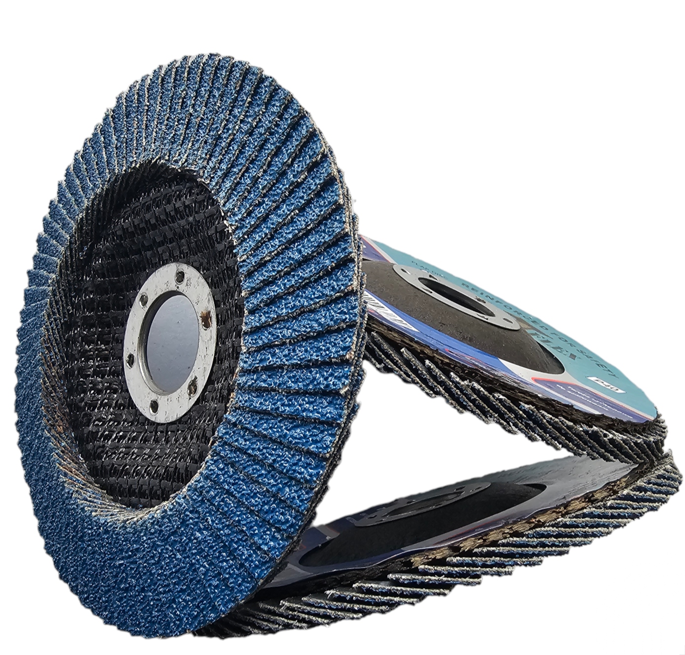 TARCZA LISTKOWA CYRKONOWA DO SZLIFOWANIA METALU 125mm P60 10szt. MET-FLEX - obrazek 3