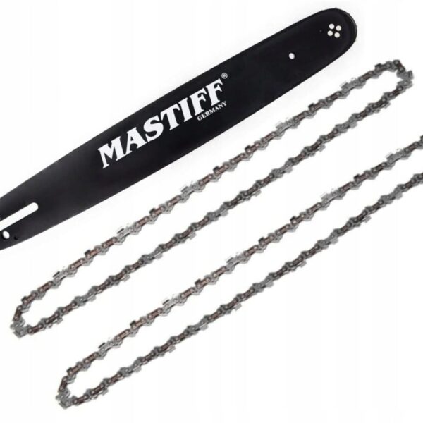 PROWADNICA Z 2 ŁAŃCUCHAMI DO PIŁY PILARKI ŁAŃCUCHOWEJ 16"40cm 3/8 1,3mm 56T