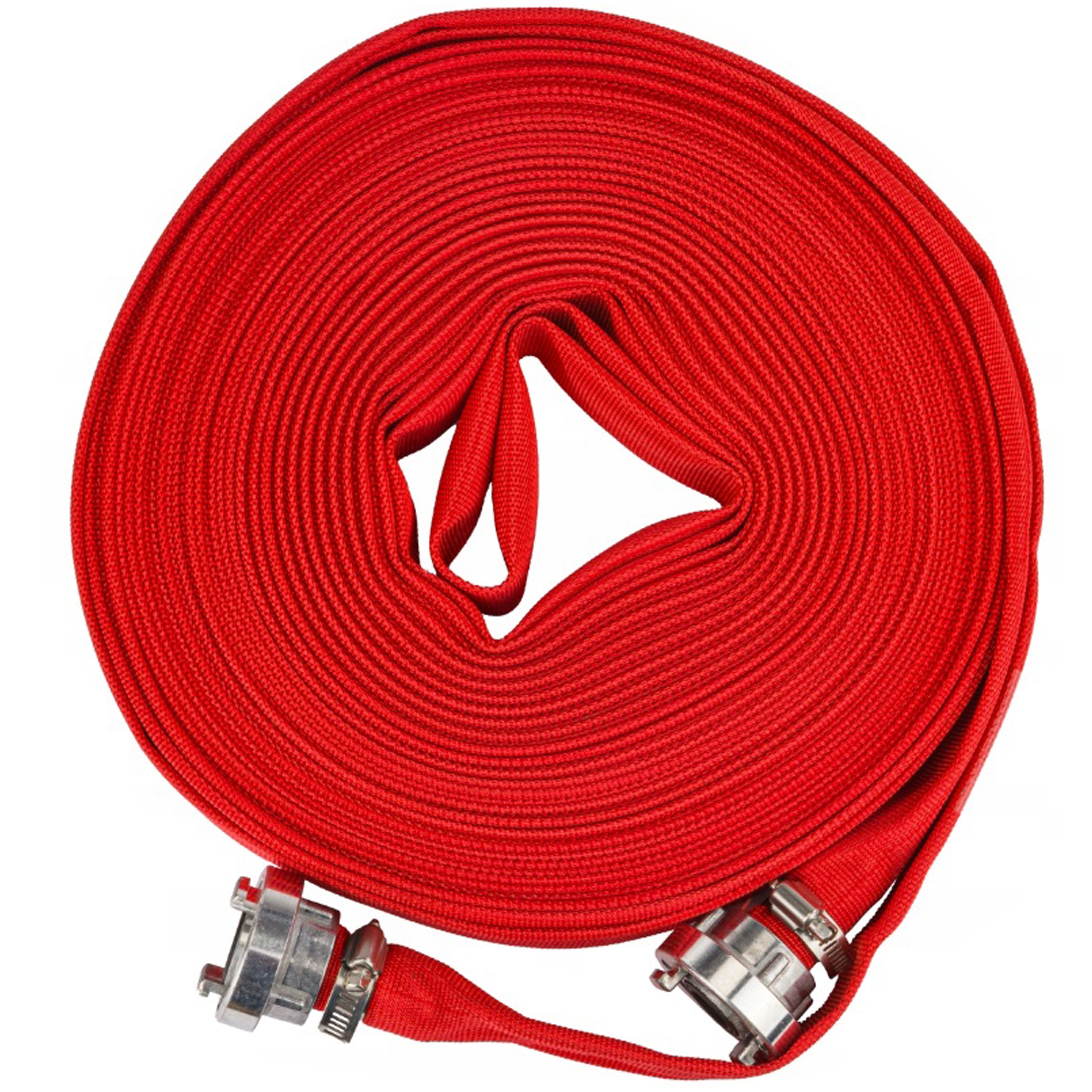 WĄŻ STRAŻACKI Parciany DO BRUDNEJ WODY SZAMBA 1" 20M MOCNY 8 BAR 2x złącza