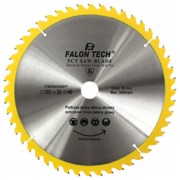 TARCZA 305x30x48T Professional PRO LINE FALON-TECH DO DREWNA