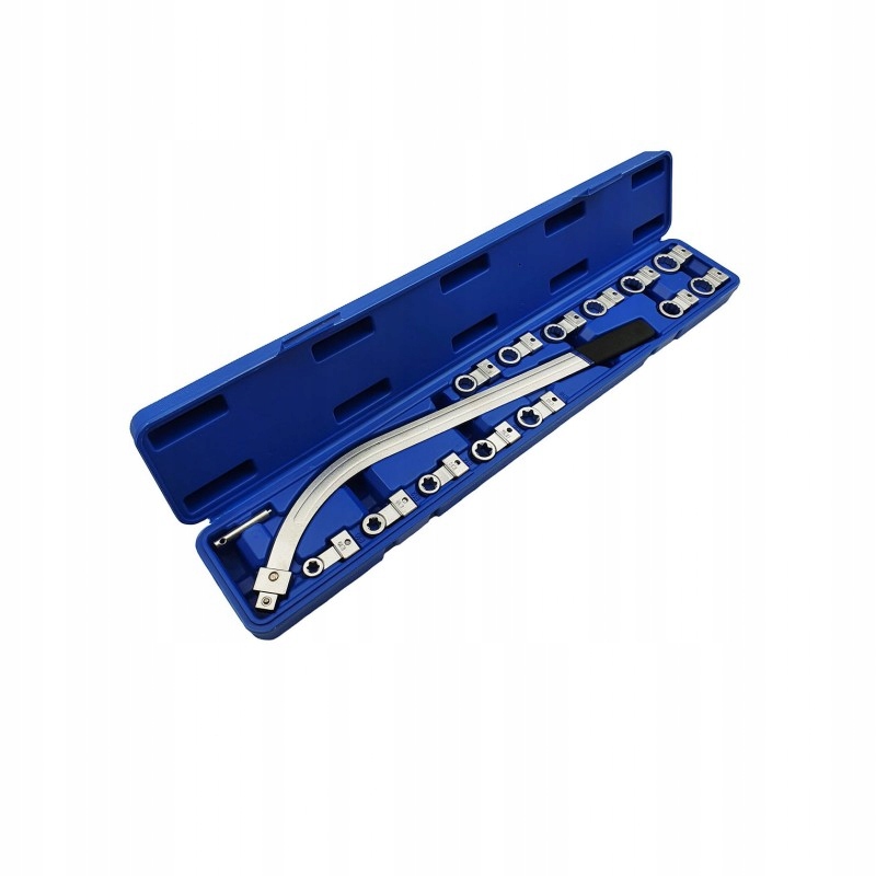 KLUCZE OCZKOWE DO NAPINACZY PASKA ROZRZĄDU TORX ZESTAW 10-19MM 15 EL - obrazek 3