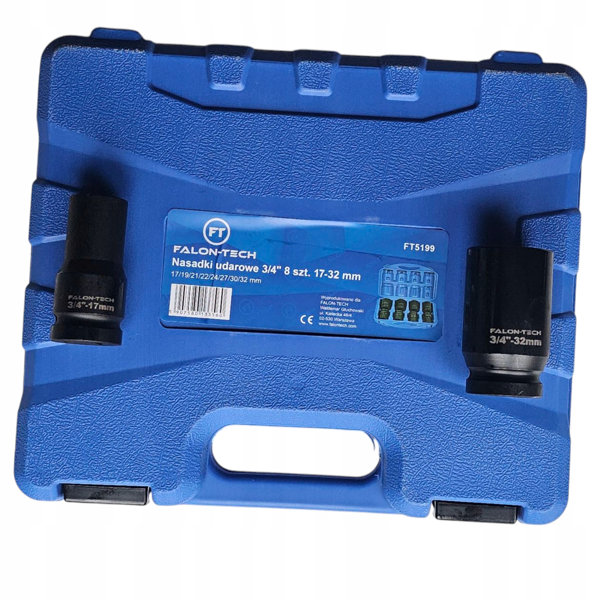 NASADKI UDAROWE KUTE 3/4" 8 Szt FALON-TECH - obrazek 4