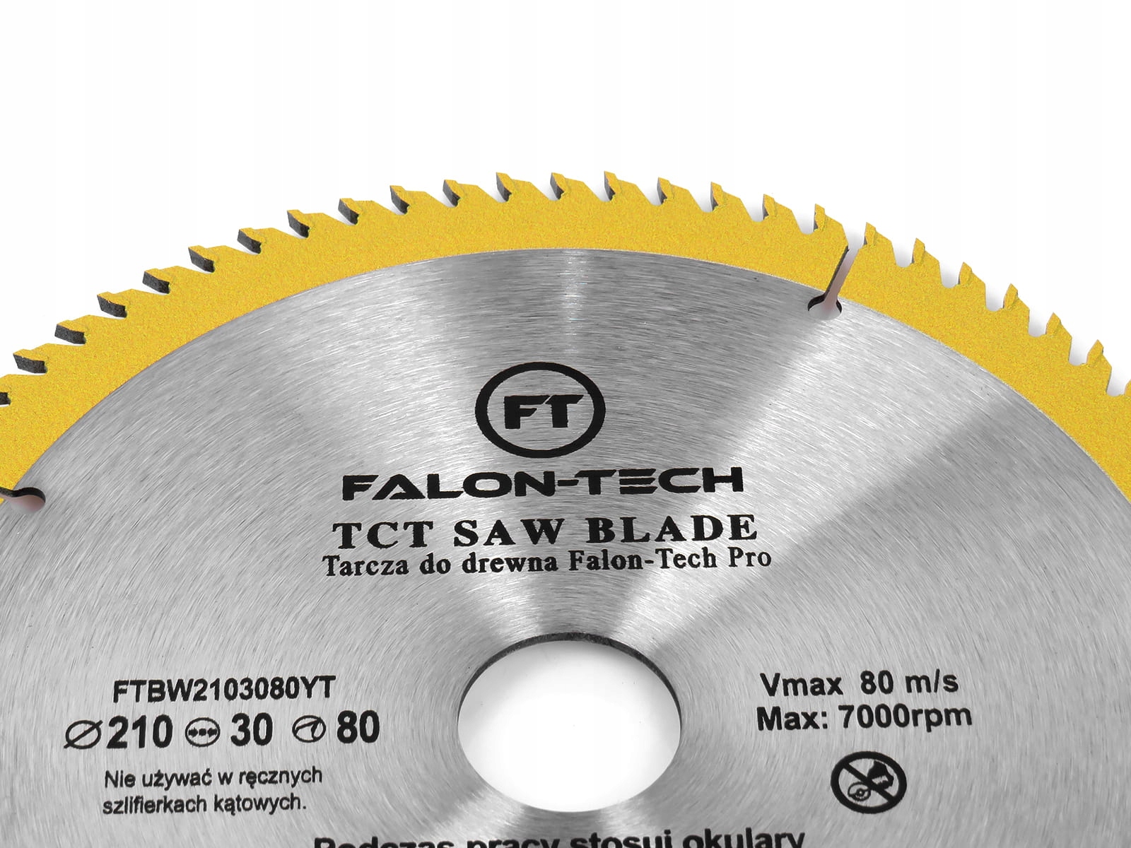 TARCZA DO DREWNA 210x30x80T Professional PRO LINE FALON-TECH - obrazek 3