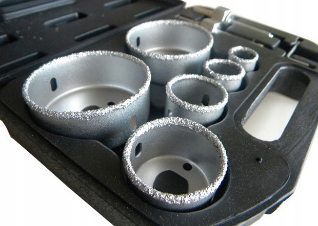 OTWORNICE WOLFRAMOWE DO GLAZURY PŁYTEK CERAMICZNYCH ZESTAW 8 ELEMENTÓW - obrazek 4