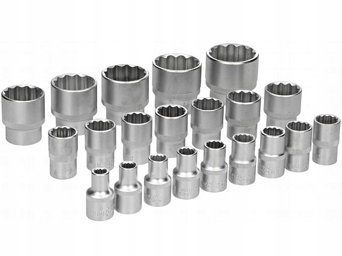 KLUCZE NASADOWE SPLINE 12 KĄTNE 21SZT ZESTAW - obrazek 4