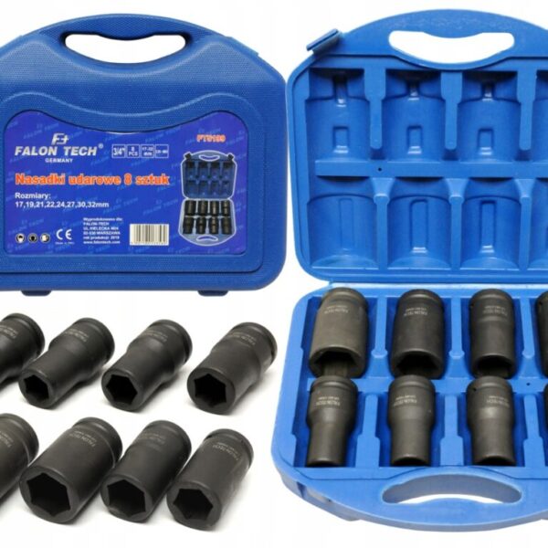 NASADKI UDAROWE KUTE 3/4" 8 Szt FALON-TECH