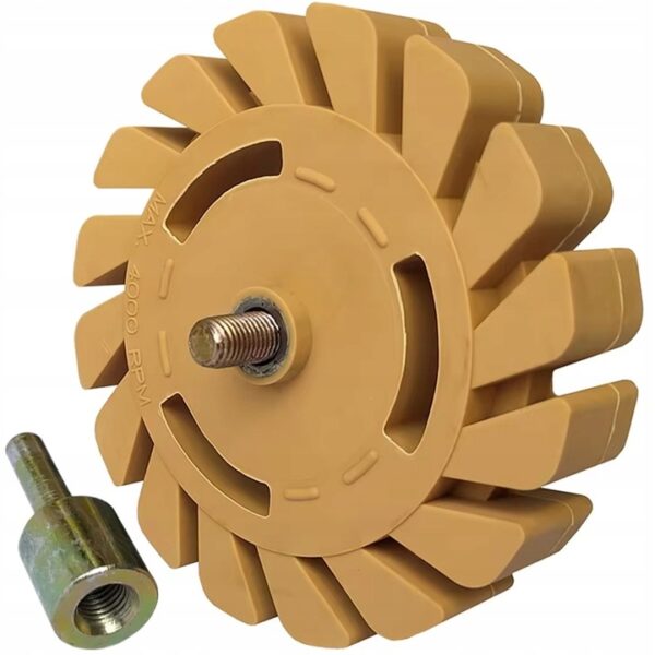 GUMOWY KRĄŻEK DYSK USUWANIA KLEJU FARBY NAKLEJEK FOLII FALON-TECH FT03K