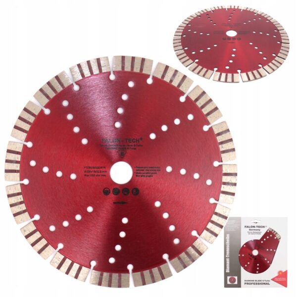 TARCZA DIAMENTOWA S-TURBO PROFESSIONAL GRANIT BETON KOSTKIA230 15 MM