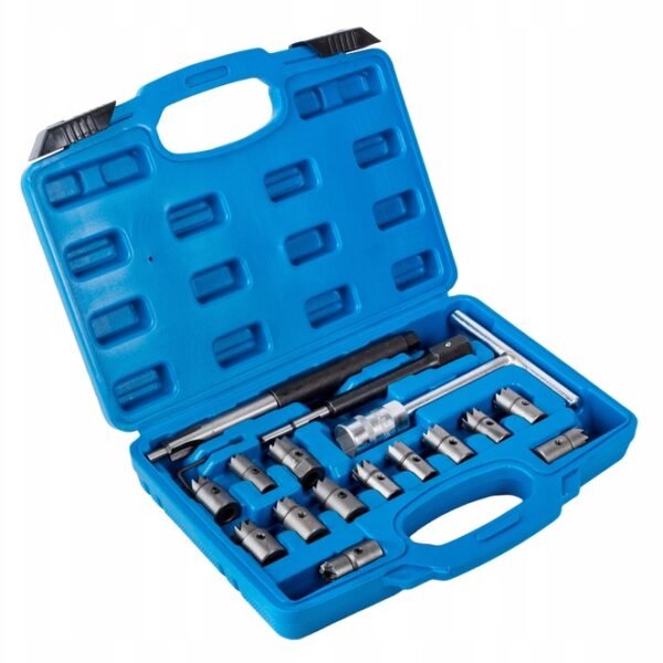 FREZY DO GNIAZD WTRYSKIWACZY WTRYSKÓW ZESTAW 17el