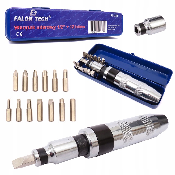 WKRĘTAK WYKRĘTAK UDAROWY DO PODBIJANIA + 13 BITÓW