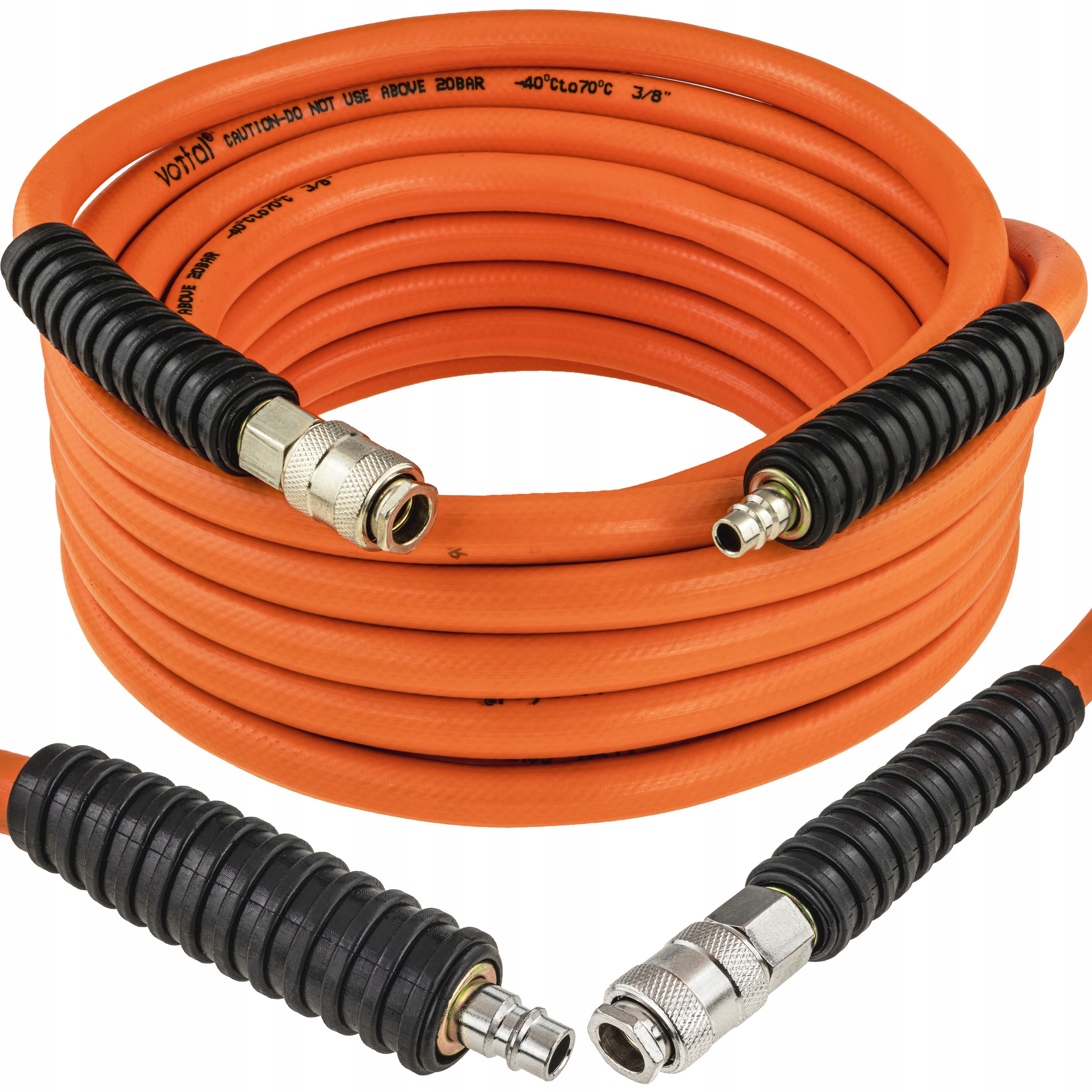 WĄŻ PRZEWÓD PNEUMATYCZNY GUMOWY CIŚNIENIOWY DO KOMPRESORA 10X17mm 10M