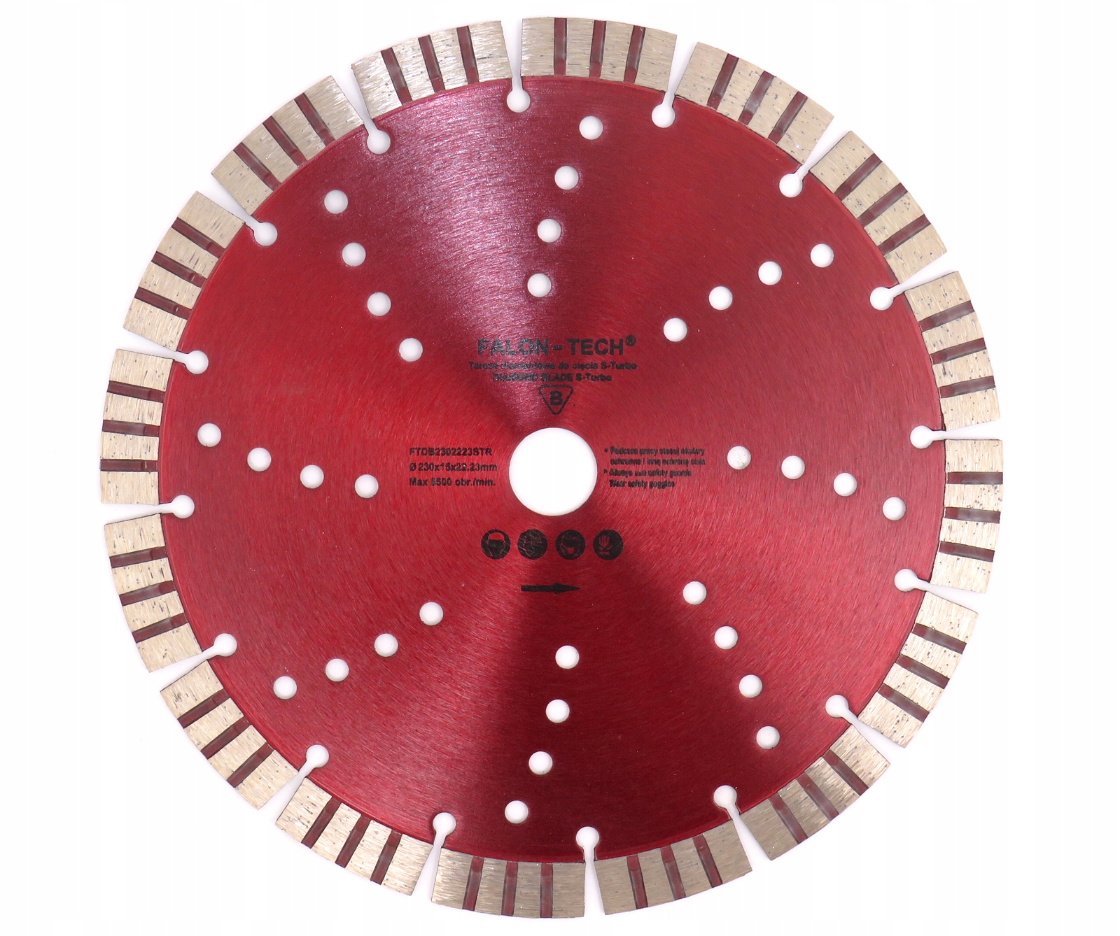 TARCZA DIAMENTOWA S-TURBO PROFESSIONAL GRANIT BETON KOSTKIA230 15 MM - obrazek 4