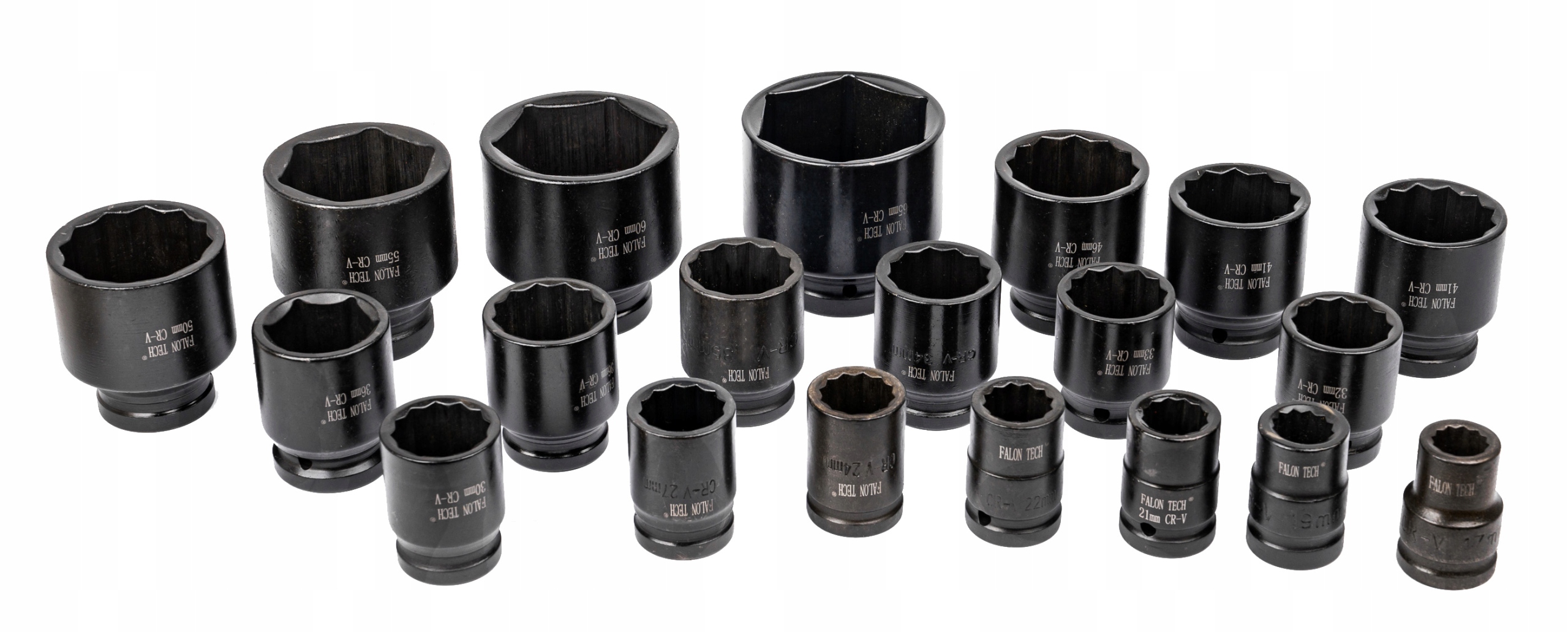 KLUCZE NASADOWE NASADKI UDAROWE Cr-V MOCNE DO KÓŁ ZESTAW 26el. 3/4" + 1" - obrazek 4