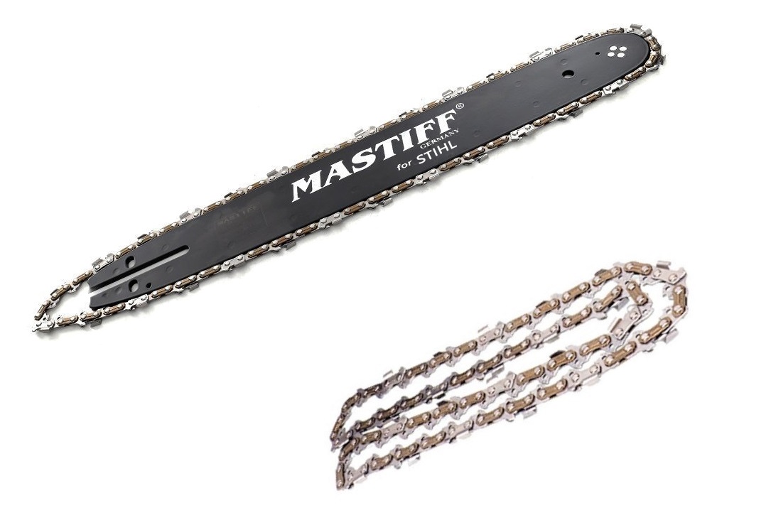 PROWADNICA Z 2 ŁAŃCUCHAMI DO PIŁY SPALINOWEJ STIHL 14" 35cm 3/8 1,3mm 50T - obrazek 3