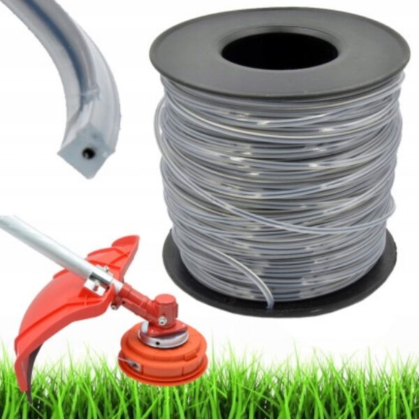 ŻYŁKA ZBROJONA TNĄCA DO KOSY PODKASZRKI SPALINOWEJ 2,4mm 100m