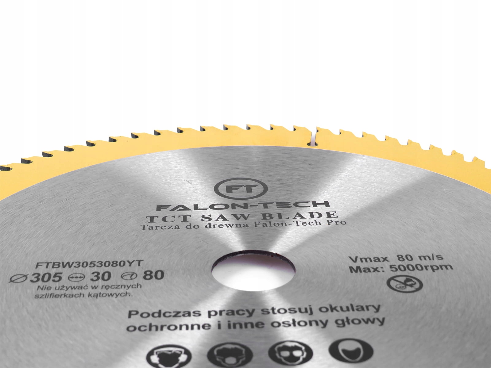 TARCZA 305x30x80T Professional PRO LINE FALON-TECH DO DREWNA - obrazek 2