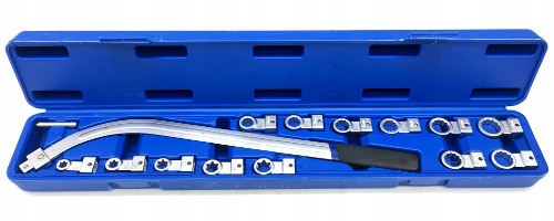 KLUCZE OCZKOWE DO NAPINACZY PASKA ROZRZĄDU TORX ZESTAW 10-19MM 15 EL - obrazek 4