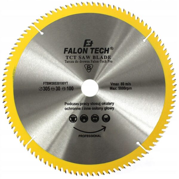 TARCZA 305x30x100T PRO LINE Professional FALON-TECH DO DREWNA