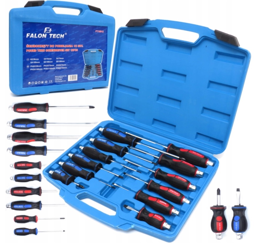 Wkrętaki Falon-Tech FT15012 12 elementów