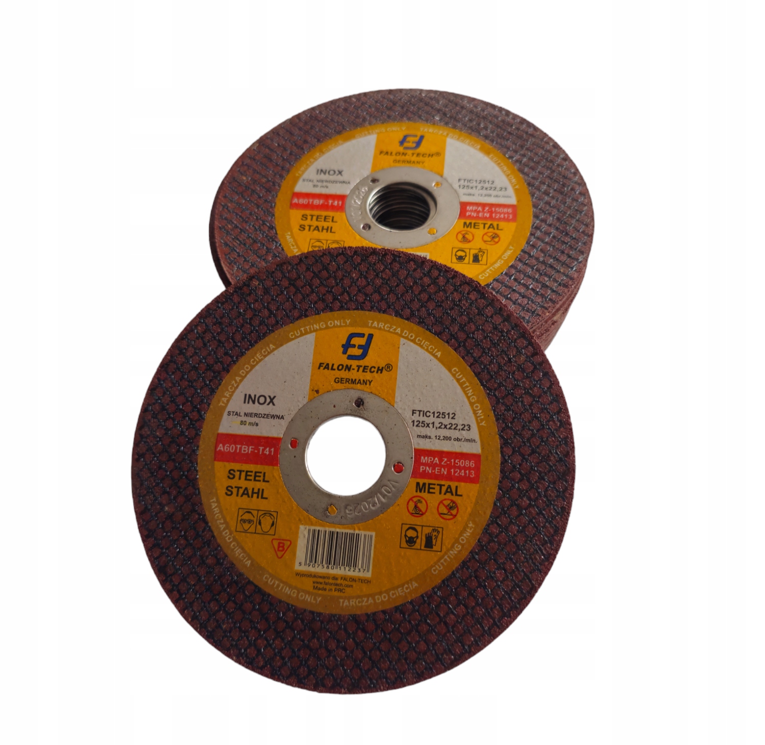 TARCZA DO CIĘCIA METALU INOX 125/1,2mm 50szt. HIT! FALON-TECH