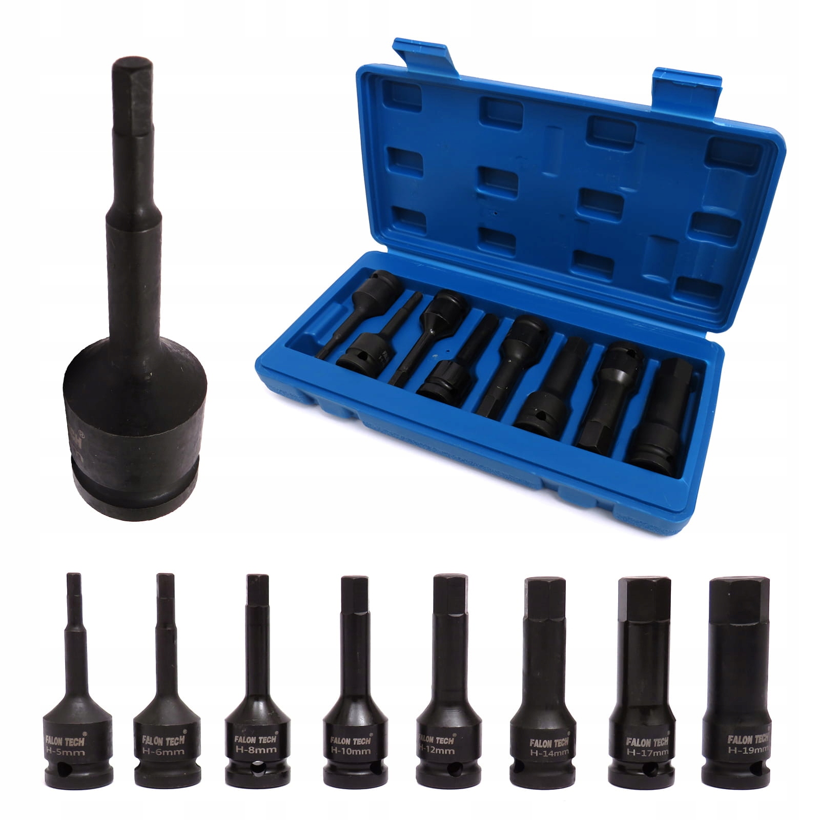 KLUCZE NASADOWE UDAROWE KUTE 1/2" HEX, IMBUS