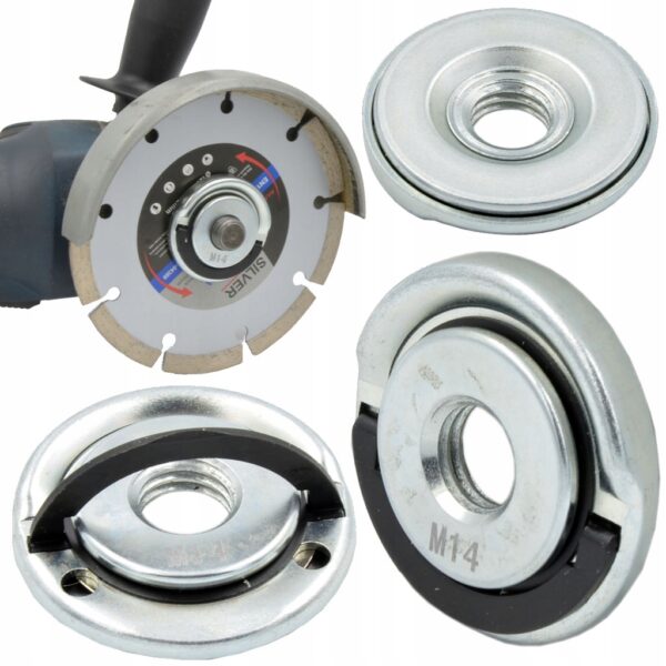 NAKRĘTKA SZYBKOMOCUJĄCA M14 DO SZLIFIERKI SREBRNA SDS KLIK FALON-TECH