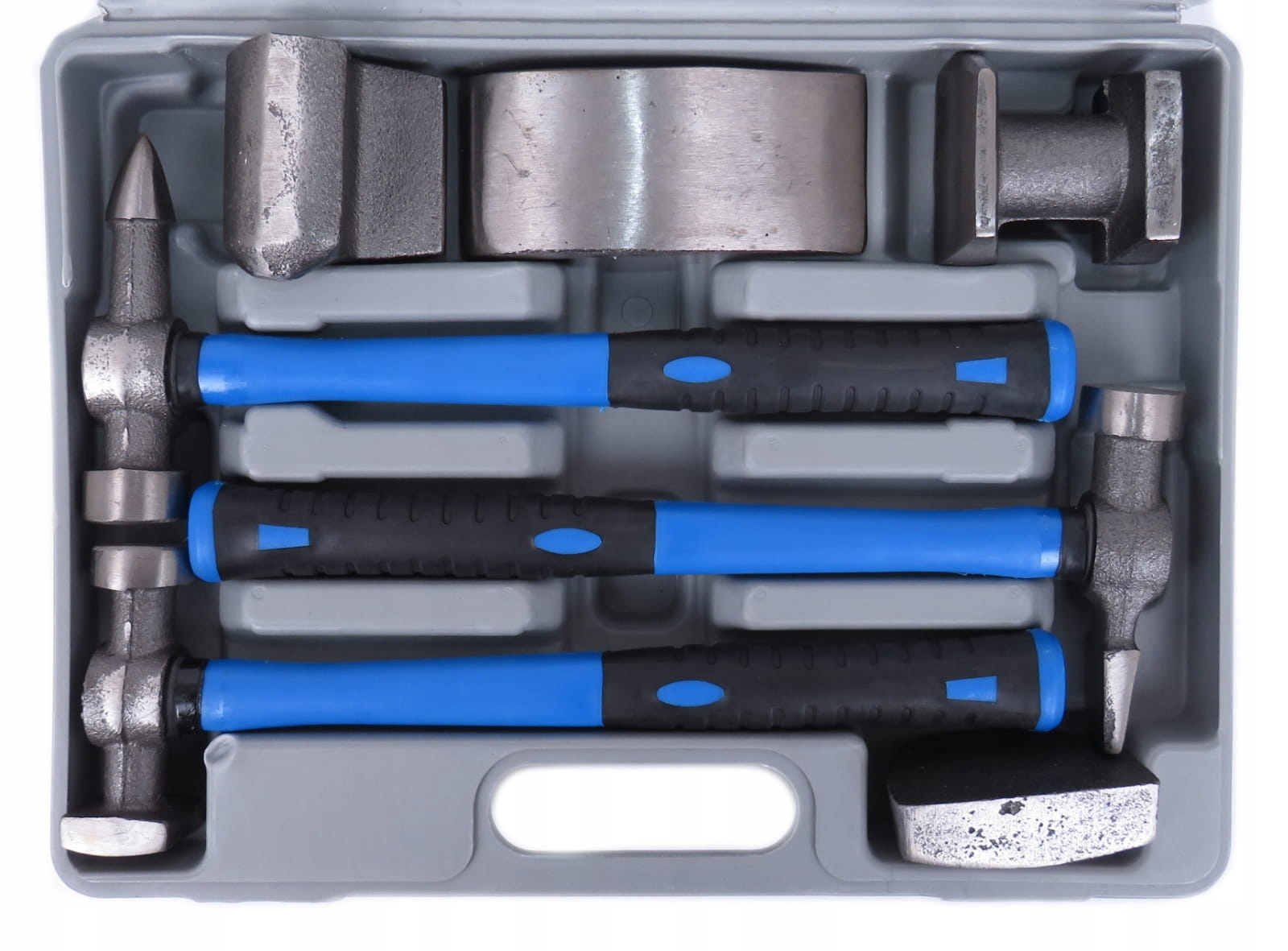 ZESTAW NARZĘDZI BLACHARSKICH MŁOTKÓW I KOWADEŁEK DO BLACHY Zestaw 7 EL. - obrazek 3