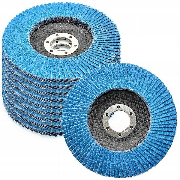 TARCZA LISTKOWA CYRKONOWA DO SZLIFOWANIA METALU 125mm P80 10szt. MET-FLEX